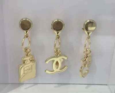 Authentic Chanel Limited Edition 2023 Gold Double Charm - Set Of 3 - Fast Ship • $94.95