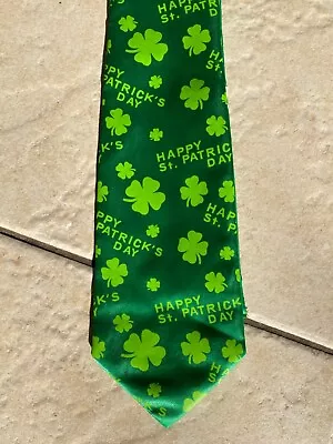 St. Patrick's Day Tie Irish Shamrock Green • $6.30