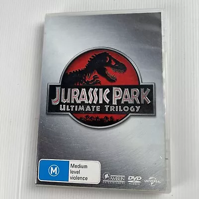 Jurassic Park Ultimate Trilogy The Lost World 3 Movies DVD Set  Free Postage • $10.95