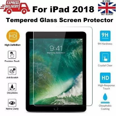 HD Clear Tempered Glass Screen Protector For New IPad Pro 11  2018 • £4.45