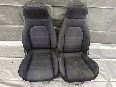 90-93 Mazda Mx-5 Miata Oem Seats Seat Set Black Cloth Left And Right 99nb20p2 • $449.95