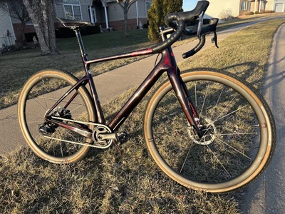 $2950 • Buy Cervelo Aspero Force AXS 1x Carbon Gravel Bike - Sz54 - Red