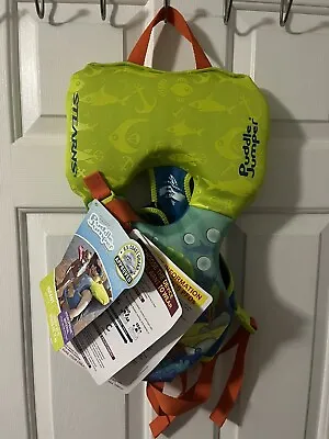 Stearns The Original Puddle Jumper Infant Life Jacket Vest Orange Fish NWT 30lbs • $21.97