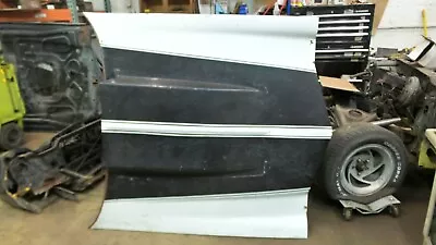 1970-81 Camaro Hood With 3  Cowl Scoop Black And White • $134.99