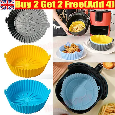 £4.99 • Buy UK Air Fryer Silicone Pot AirFryer Baking Accessories Replacement Liner Basket