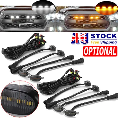 4x Front Grille LED White/Amber Lights Raptor Style Grill Cover For Ford Ranger • $20.72