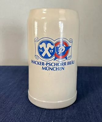 Hacker-Pschorr Munchen Beer Stein/Mug Vintage Germany 1L • $14