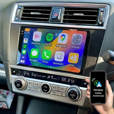 For 2015-18 Subaru Legacy Outback Apple Carplay Android 13 Car Stereo Radio GPS • $164.50