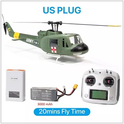 FlyWing UH-1 RC Helicopter 6CH 3D GPS Brushless Motor H1 Flight Controller 470 • $727.14