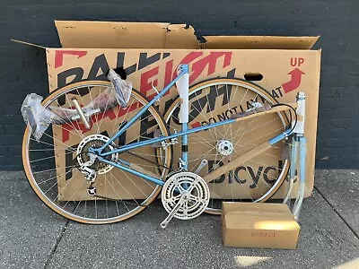 Raleigh (Japan) Super Record Bike NOS New Old Stock 23.5” Mixte Space Blue • $599