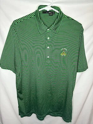 RLX Men's Large Ralph Lauren Polo Shirt Green 2013 US Open Short Sleeve Stretch • $19.99