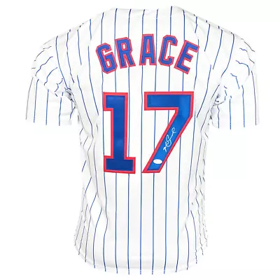 Mark Grace Signed Chicago Pinstripe Baseball Jersey (JSA) • $63.95