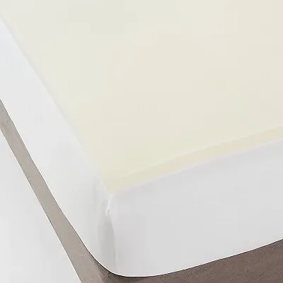 King 1.5  Memory Foam Mattress Topper White  - Made By Design • $31.99