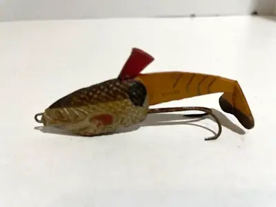 Vintage VIVIF Fishing Lure Rubber Fishing Lure Made In France 3  Inch • $15