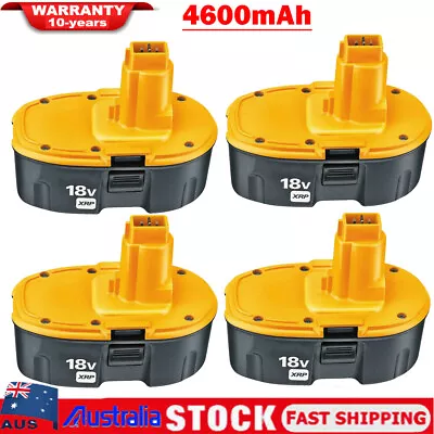 4Pack For DeWALT 18V XRP 4.0AH Battery NiMH DC9096-2 DC9098 DW9096 DC9099 DE9098 • $20.49