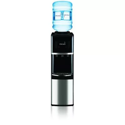 Primo Top Loading Hot Cold Water Dispenser 5 Gal. Stainless Steel W/ Leak Guard • $186.90