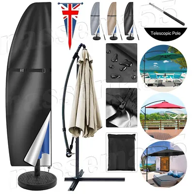 £5.75 • Buy Outdoor Parasol Protective Cover Waterproof For 2M-4M Cantilever Banana Umbrella