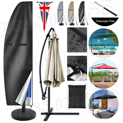 Outdoor Parasol Protective Cover Waterproof For 2M-4M Cantilever Banana Umbrella • £7.99