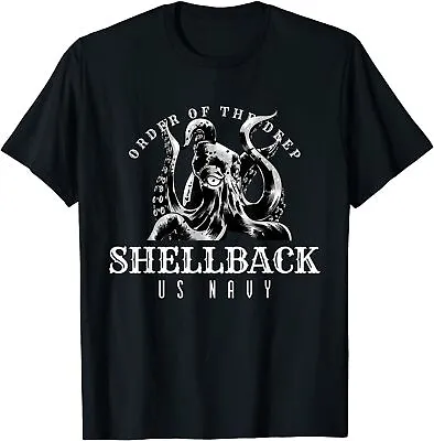 NEW US Navy Shellback Order Of The Deep Sea Serpent T-Shirt S-5XL • $17.99