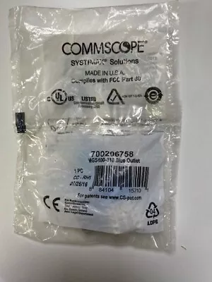 25 - Commscope - Systimax MGS400 Series GigaSPEED XL Information Outlet Blue • $275