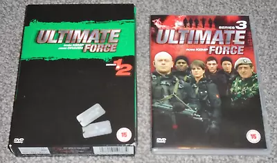 Ultimate Force : Series 1 - 2 Boxset + Series 3 - Ross Kemp Dvd (free Uk P&p) • £7.95