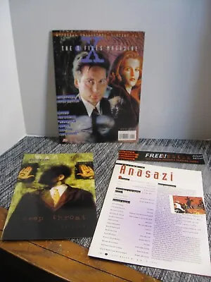 X-Files Magazine- Official Collector's Ed. #1 - Winter 1996 #1 - Poster & Card • $7.97