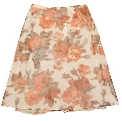 Moschino Cheapandchic Floral Blurred A-Line Skirt Women's Size US 6 • $29.99