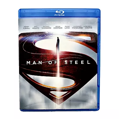 MAN OF STEEL (2013) BLU-RAY Cavill Adams Shannon • $8