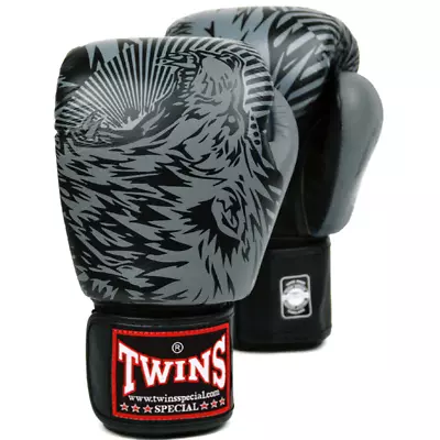 Boxing Gloves Twins Special FBGV-50 Wolf Grey Fancy • $150