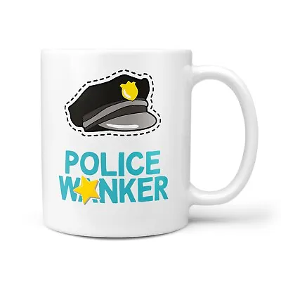 £9.95 • Buy Funny & Rude 'POLICE W*NKER' Gift Mug - Police Officer Thank You Present, Mugs