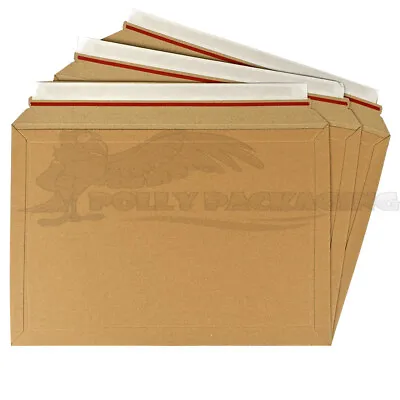 CARDBOARD ENVELOPES 334x234mm A2 Size Large Rigid ROYAL MAIL DVD/BOOK/CD's • £12.45