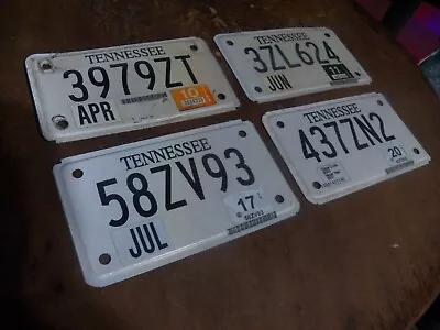 TENNESSEE Motorcycle License Plates Lot Of 4 Expired • $20