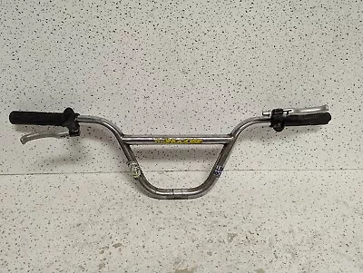 Mongoose Handlebars Handle Bars Knurled New Mid School BMX Freestyle Silver • $40