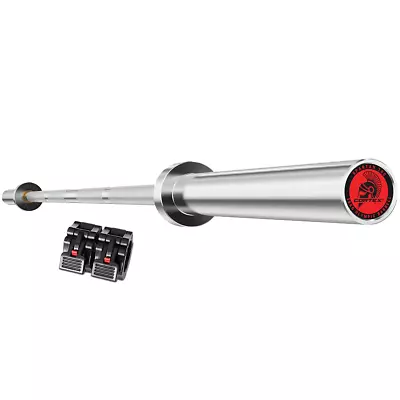 CORTEX SPARTAN100 7ft 20kg Olympic Barbell With Lockjaw Collars • $235.85