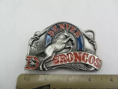 Vintage 1986 Siskiyou Denver Broncos NFL Official Football Team Belt Buckle • $5.34