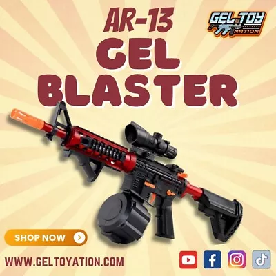 2024 Upgraded Gel Toy Nation Gel Blaster Ar-13 M416A Great Gift For Boys Girls • $68.79