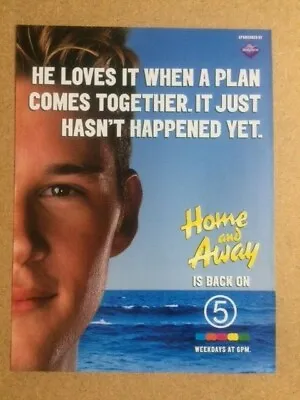 HOME AND AWAY  Ex-Scrapbook 2021  Original Vintage Magazine Advert / Poster • £11