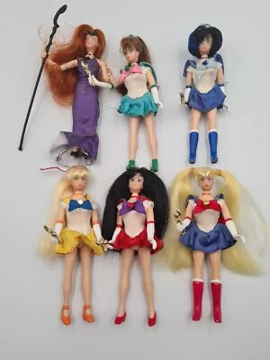 Vintage 1995 Sailor Moon 6  Collectable 6x Doll & Accessories Bulk Bundle  • $189.95