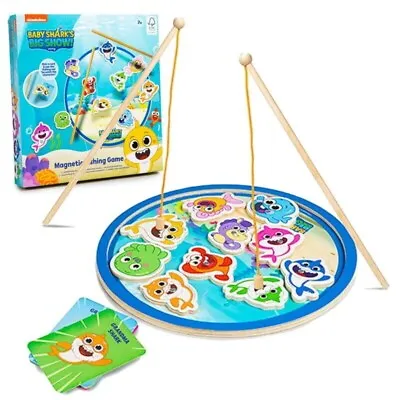 £11.99 • Buy Baby Shark's Magnetic Fishing Board Game For Pre-School Children Big Show Game