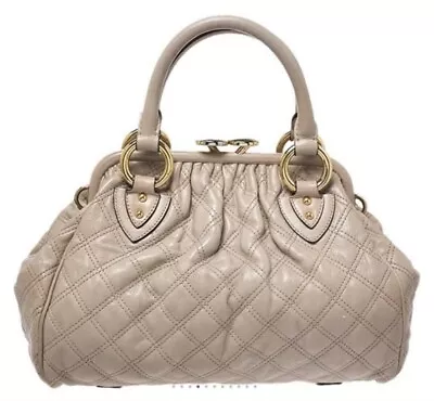 Marc Jacobs Quilted KISS Lock Stam Bag • $350