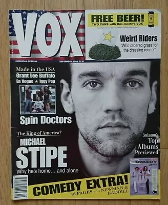 £5.95 • Buy VOX Magazine September 1993 (Michael Stipe, Iggy Pop)