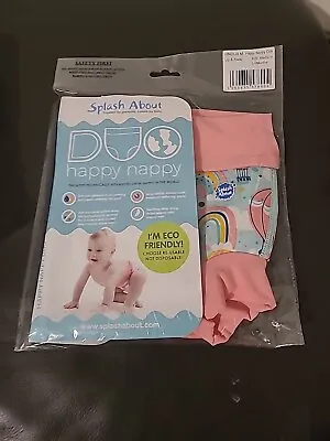 Splash About New Happy Nappy - Reusable Baby/Toddler Neoprene Swim Nappy • £10.99