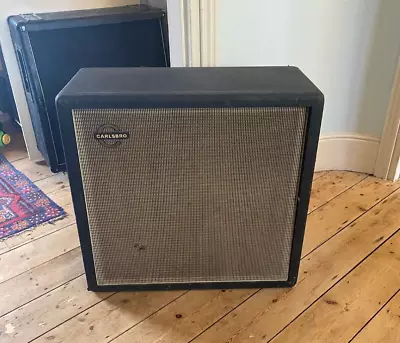 Vintage 1972 Carlsbro 4x12 Guitar Cabinet Eminence Speakers - 200ws @ 8 Ohms • £750