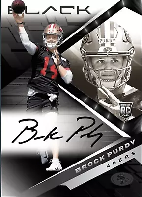 2022 Panini Black Rookie Autograph Signature - Brock Purdy SIG RC Digital Card • $13.99