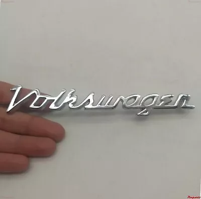 VW VOLKSWAGEN BUG Beetle TRUNK Decklid Emblem Script TYPE1 KAFER BUS ESCARABAJO • $50