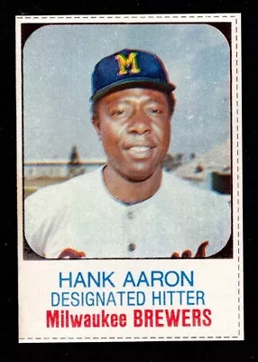 1975 Hostess Twinkies Hank Aaron Hof Braves Stunning Card Nm-nm/mt+ None Better  • $39.99