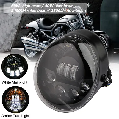 7  LED Hi/Lo Beam Headlight Turn Signal Light For Harley VRSC V-ROD VRSCR VRSCA • $103.99