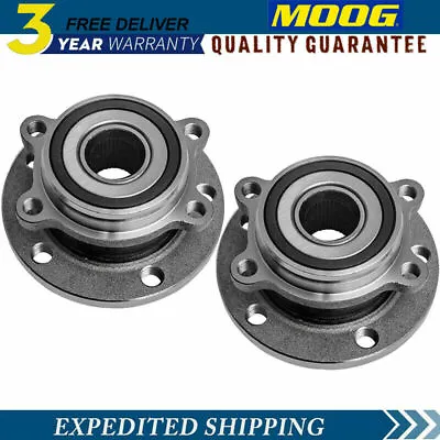 Set Of 2 MOOG Front Wheel Hub Bearing For 2006-2019 VW Jetta Passat Golf Beetle • $125.98