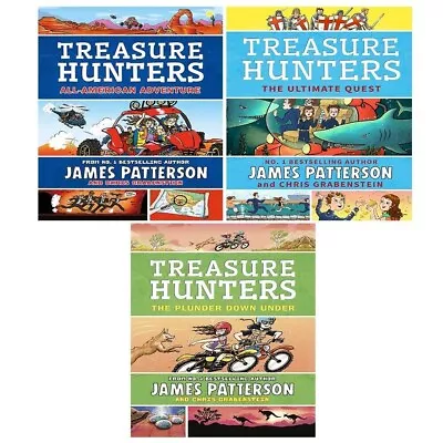 Treasure Hunters Series 6-8 Books Collection Set By James Patterson All-American • $24.98