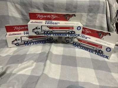 Exxon Toy Tanker Truck Rely On The Tiger Vintage Vtg 1993 Lot Of 3 • $85.63